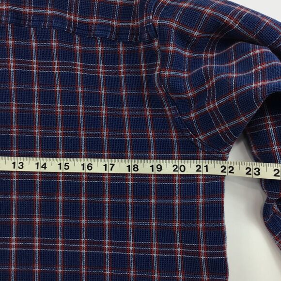 Vintage Tommy Hilfiger mens shacket Shirt m 90s y2k plaid preppy 80s oversized - Picture 8 of 12